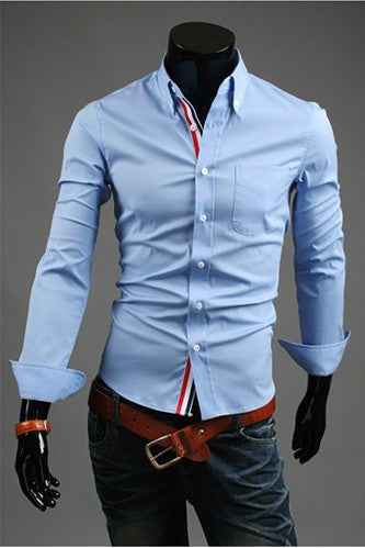 Men's Casual Long-Sleeved Shirts