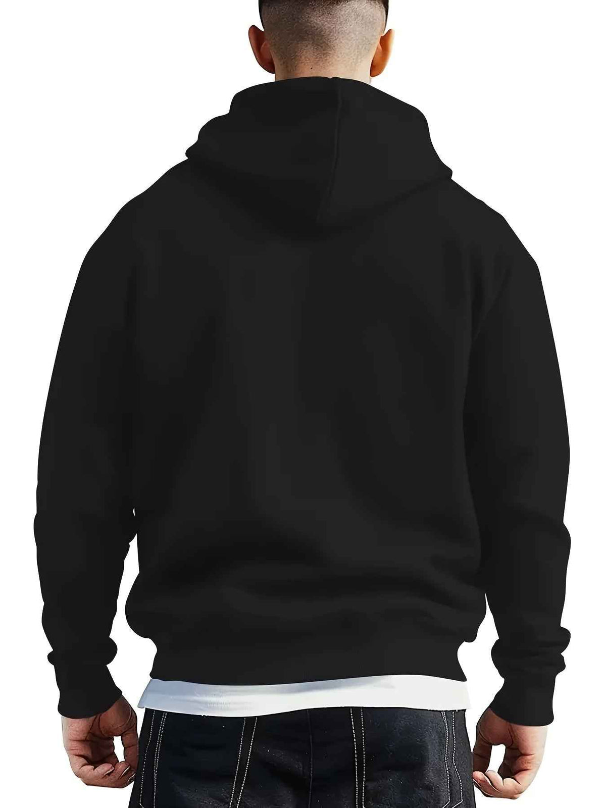 Oversized Humorous Graphic Heavyweight Pullover Hoodie