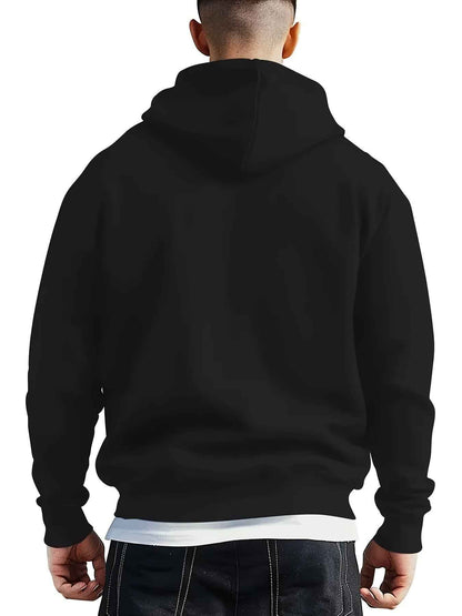 Oversized Humorous Graphic Heavyweight Pullover Hoodie