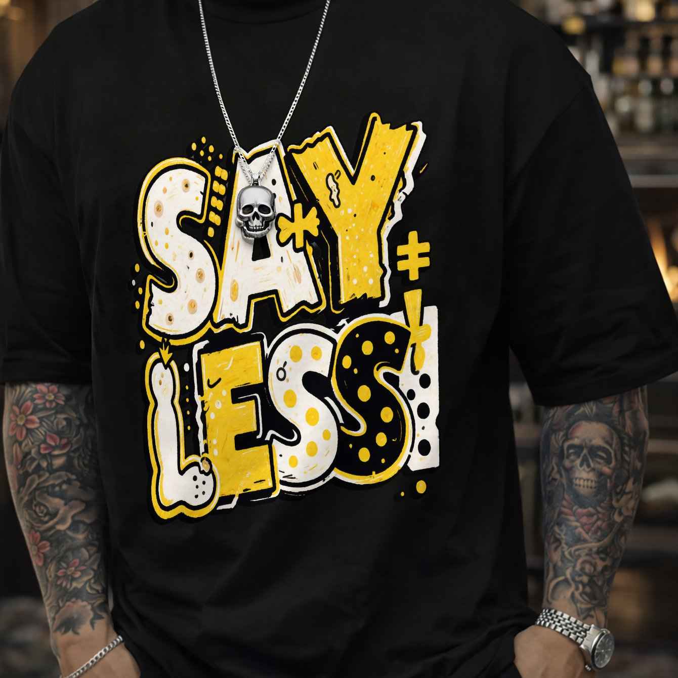 Men's 'SAY LESS' Graphic T-Shirt