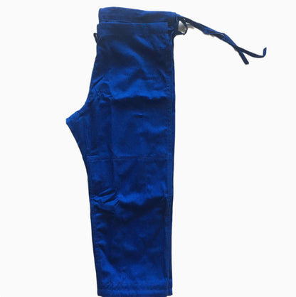 Men Blue And White Judo Shorts