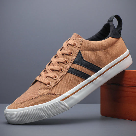 Men's Flat Heel Canvas Casual Shoes