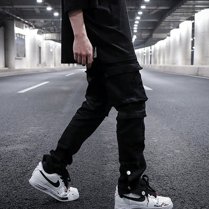 Street Style Three-dimensional Black Jeans