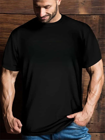 Fashionable Men's Skull Graphic Printed T-shirt