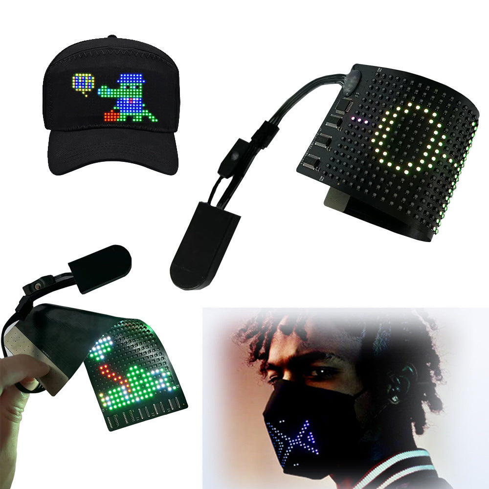 Gorro de pantalla suave flexible ultrafino con Bluetooth recargable