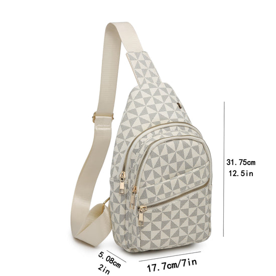 Geometric RAGSTO Crossbody Travel Bag