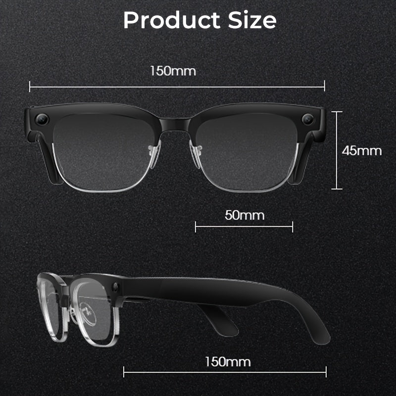 AI Smart Glasses Vision Voice Music Calls