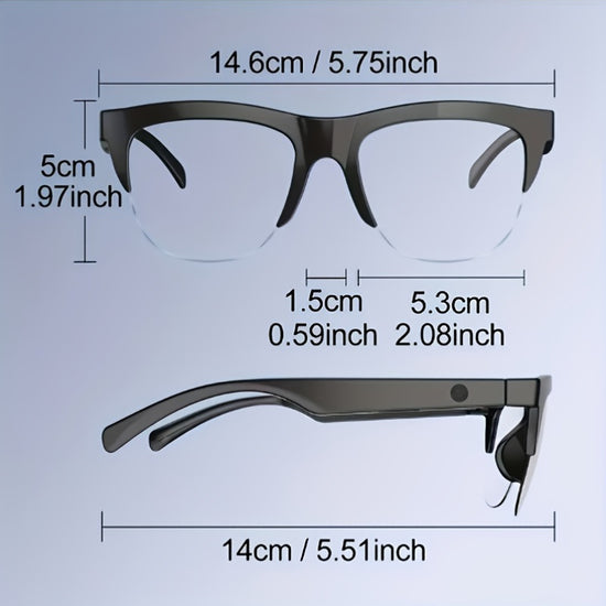 AI Translation Smart Glasses  Wireless Headphones Support Realtime Online Translation In Multiple Languages
