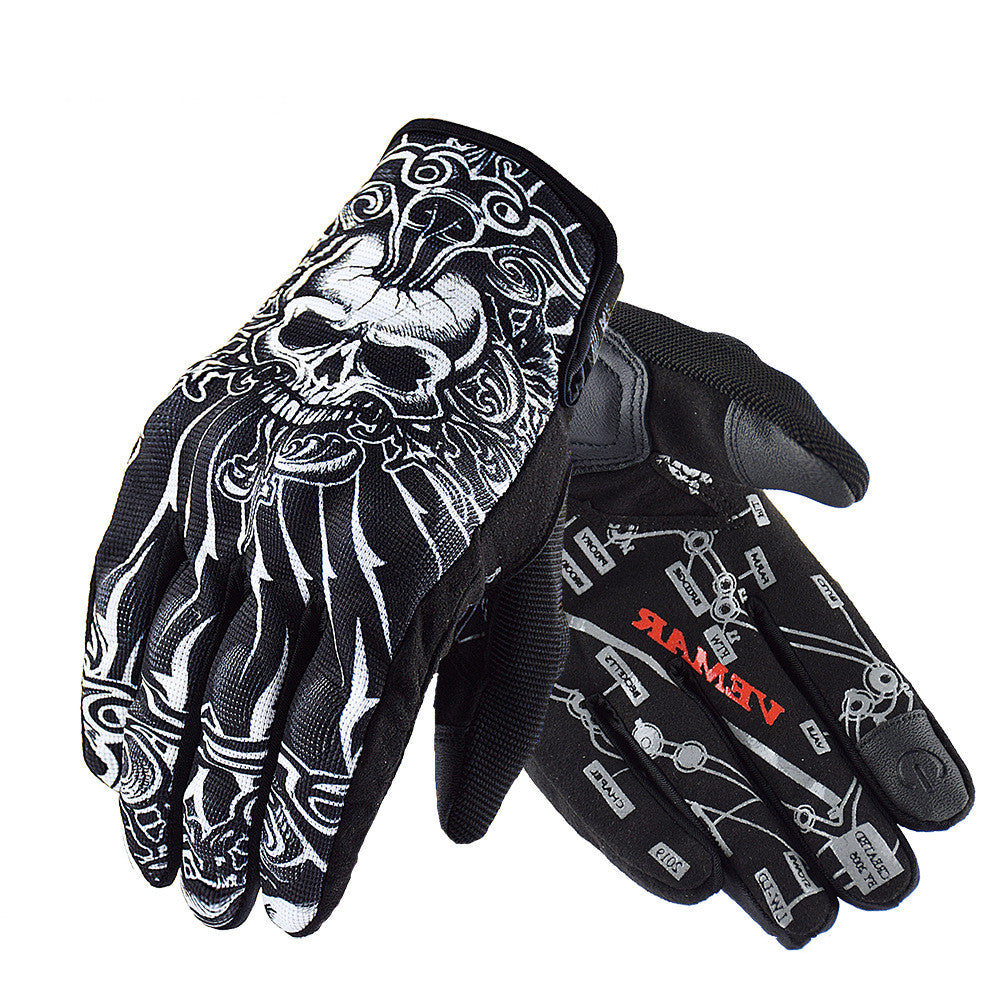 Guantes de malla transpirables para motocicletas y conductores