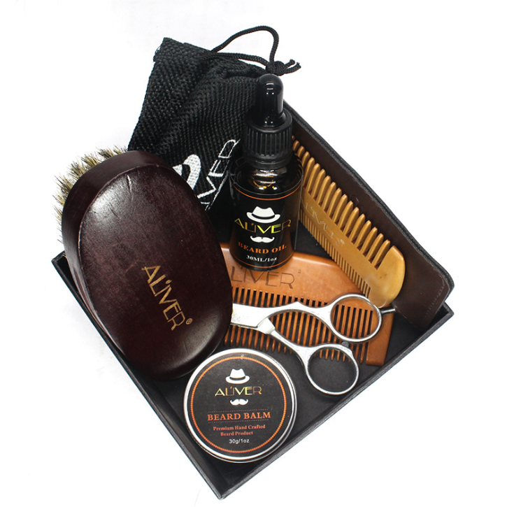 Herramientas para el cuidado de la barba masculina