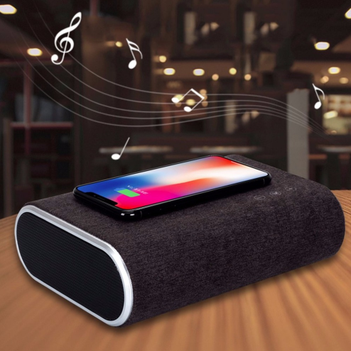 Altavoz Bluetooth con carga inalámbrica