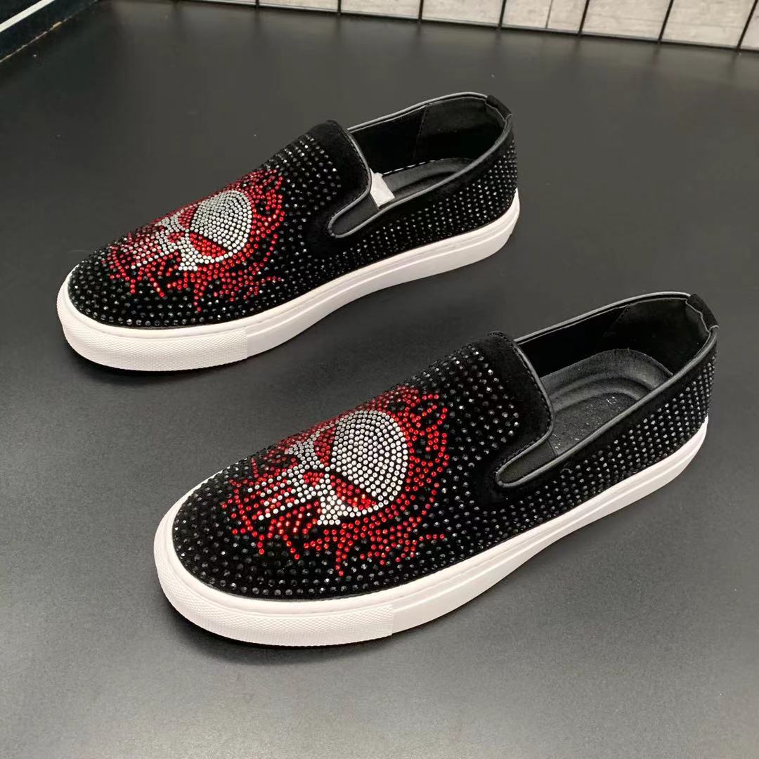 Zapatos casuales transpirables con remaches para hombres