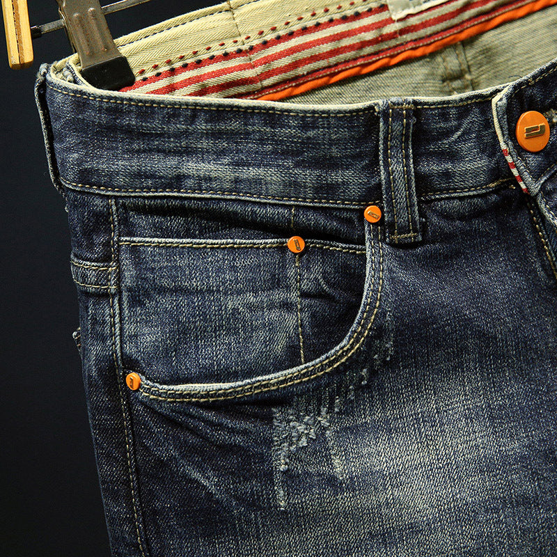 SLIM STRAIGHT casual Jeans