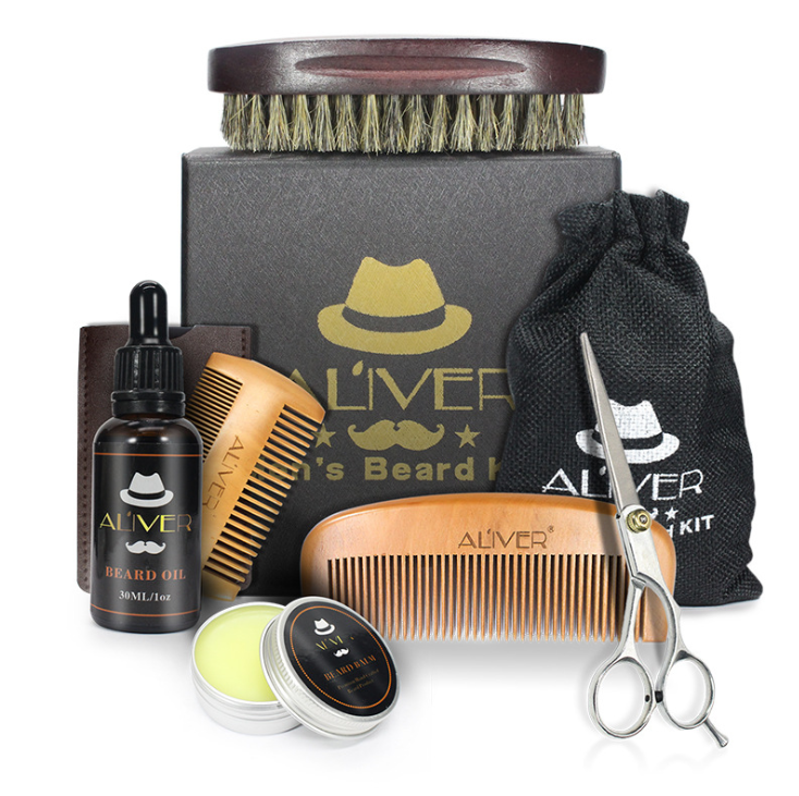 Herramientas para el cuidado de la barba masculina