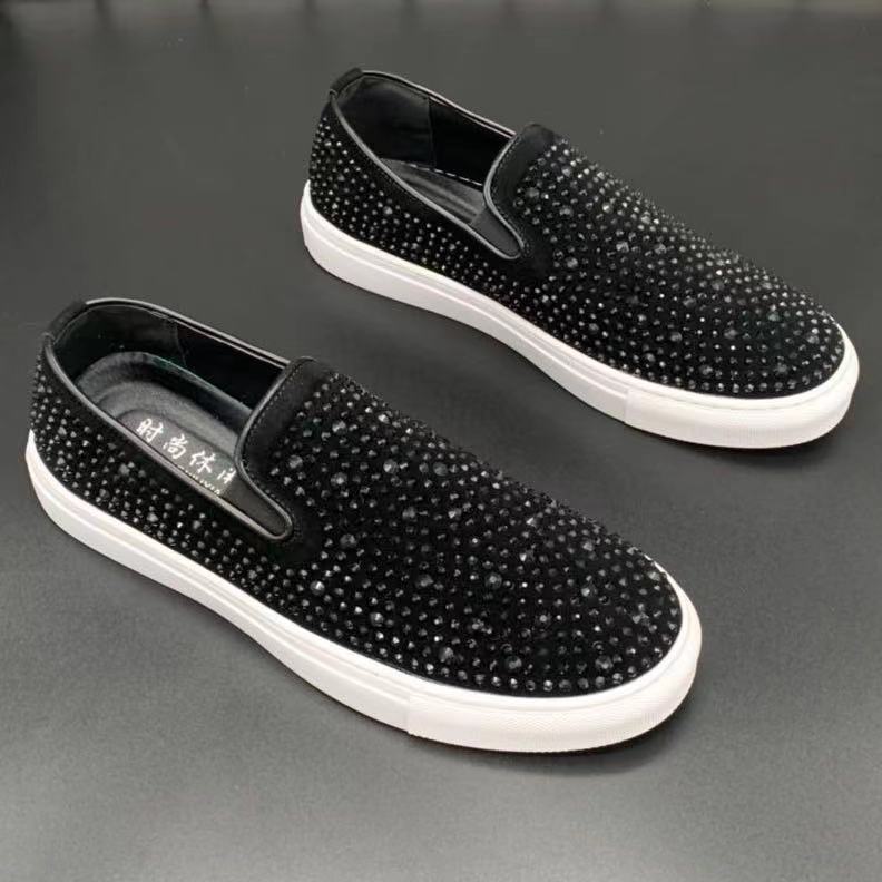 Zapatos casuales transpirables con remaches para hombres