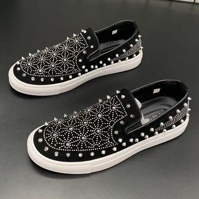Zapatos casuales transpirables con remaches para hombres