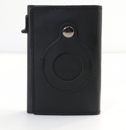 Mens AirTag Anti Theft Card Holder Wallet